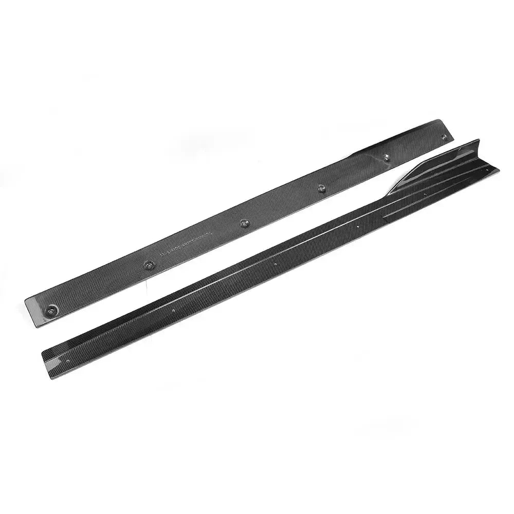 Ferrari 458 Artisan AP Carbon Fiber Side Skirt Extensions - eurobahndynamics