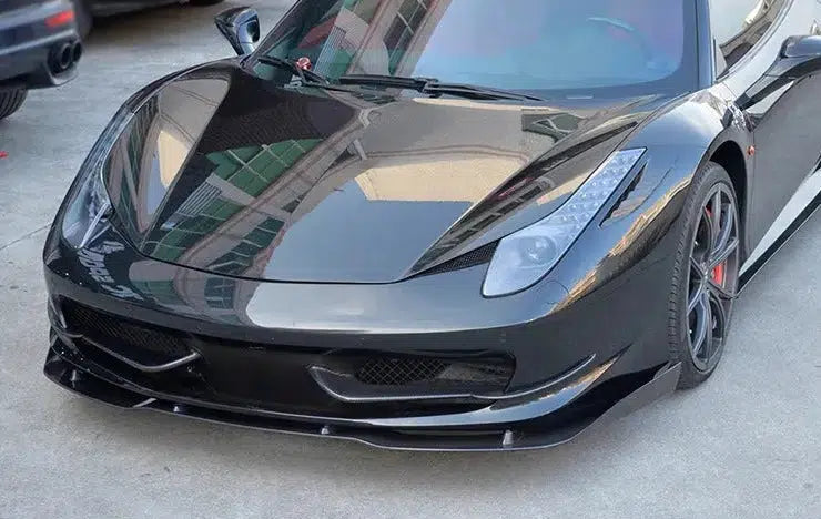 Ferrari 458 Carbon Fiber Artisan Front Lip - eurobahndynamics