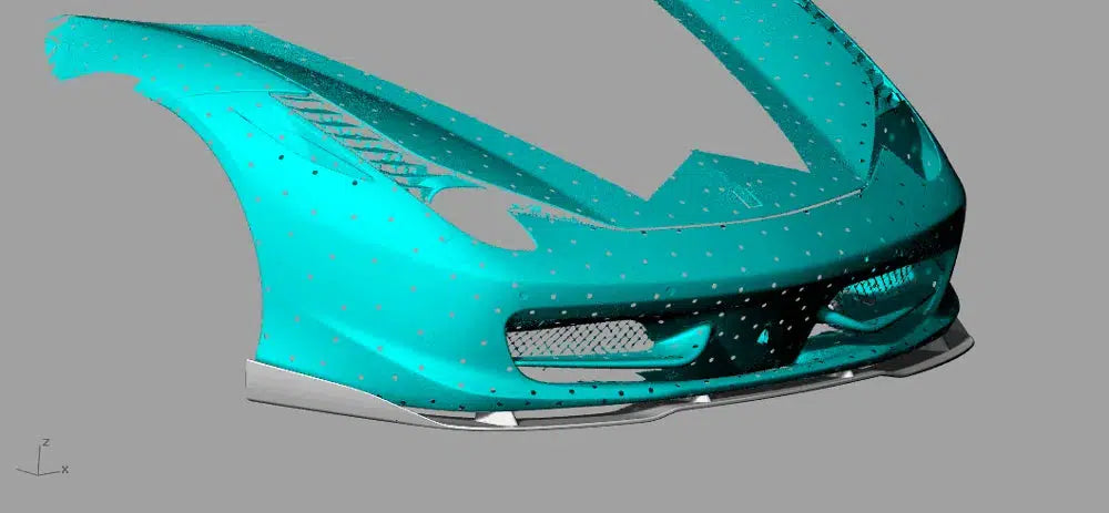 Ferrari 458 Carbon Fiber Artisan Front Lip - eurobahndynamics