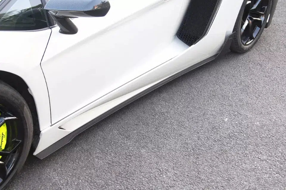 Lamborghini Aventador Carbon Fiber Side Skirts - eurobahndynamics