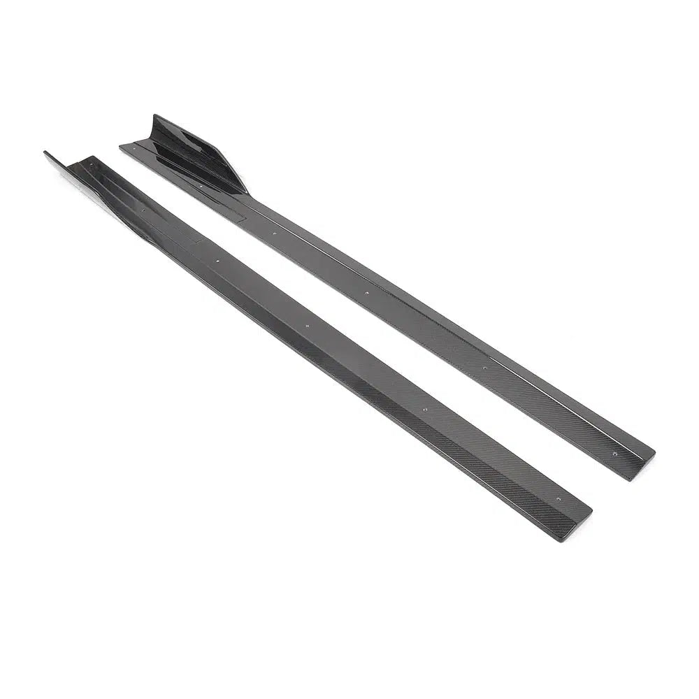 Ferrari 458 Artisan AP Carbon Fiber Side Skirt Extensions - eurobahndynamics