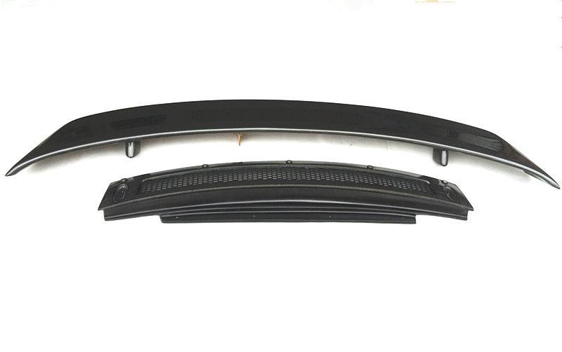 Audi R8 Gen 1 Carbon Fiber Wing With Base Panel Plate - eurobahndynamics