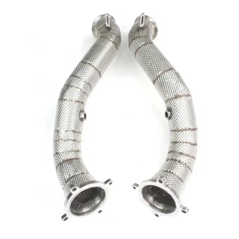 McLaren 765LT Cat Less Down Pipes With Heat Shield