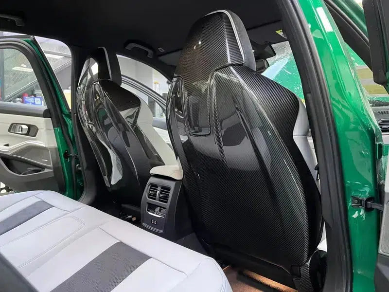 BMW G8X Carbon Fiber Rear Seat Cover - eurobahndynamics