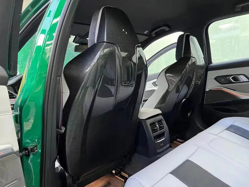 BMW G8X Carbon Fiber Rear Seat Cover - eurobahndynamics