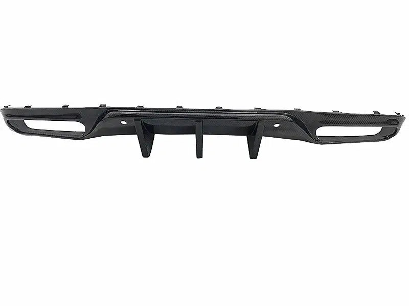 Mercedes C63 W205 Coupe Carbon Fiber Rear Finned Diffuser