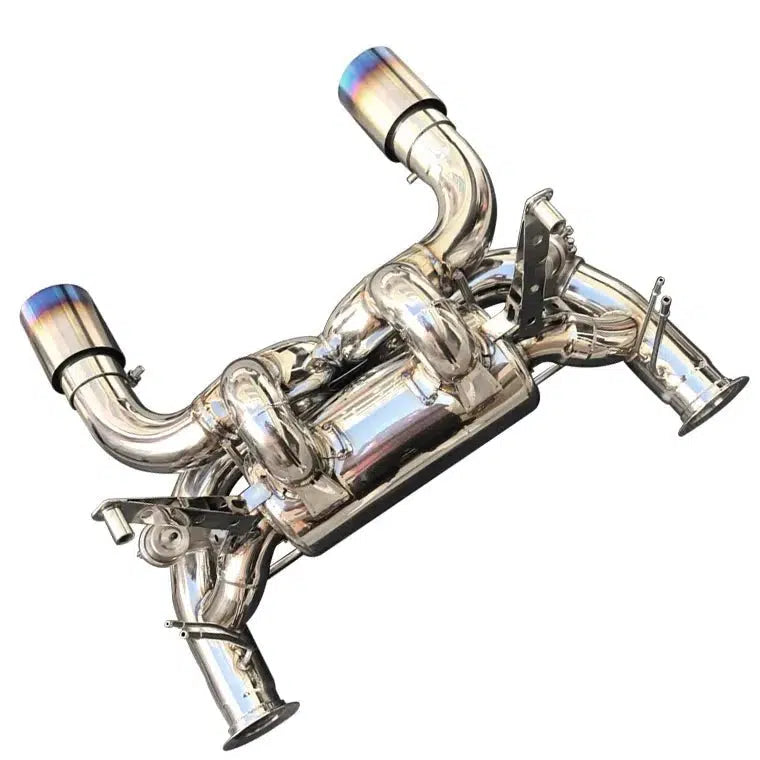 Lamborghini Aventador SVJ Titanium Exhaust With Muffler - eurobahndynamics