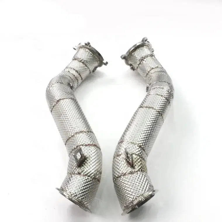 McLaren 765LT Cat Less Down Pipes With Heat Shield