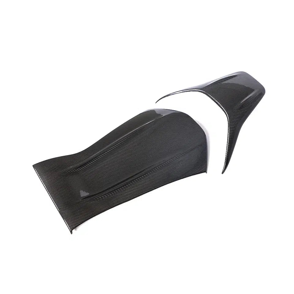 Mercedes Carbon Fiber Rear Seat Cover Trim