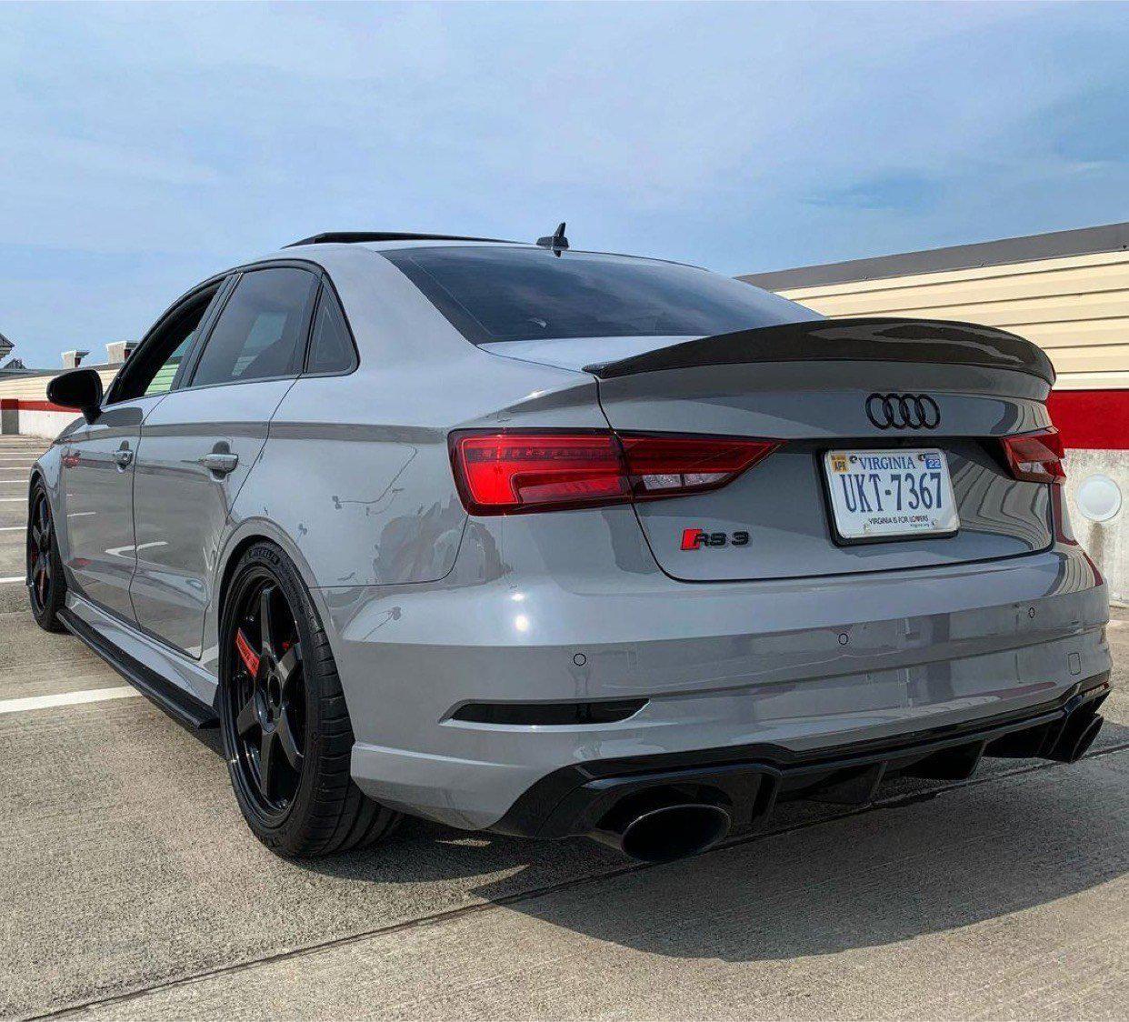 Audi Carbon Fiber High Kick Spoiler A3/S3/RS3 - eurobahndynamics