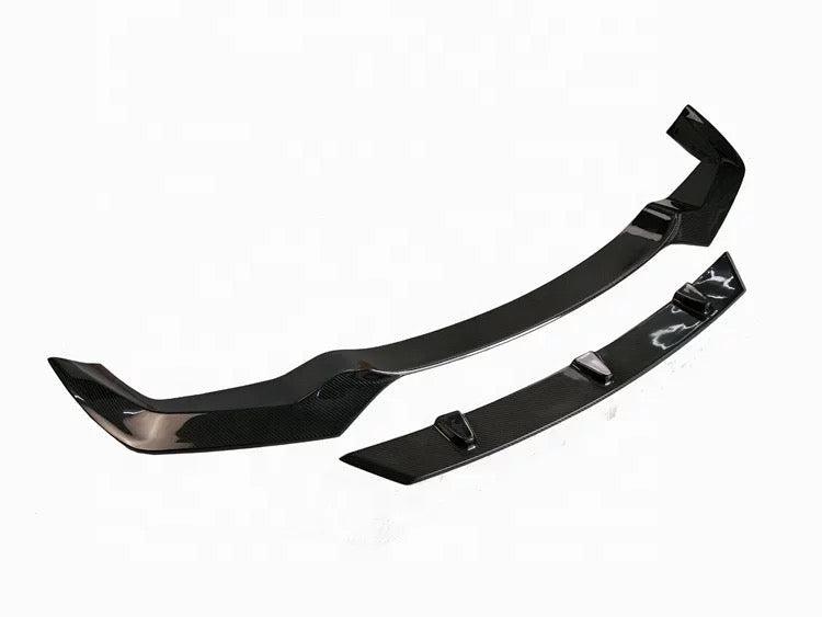 M2 Carbon Fiber 2pc Front Lip - eurobahndynamics