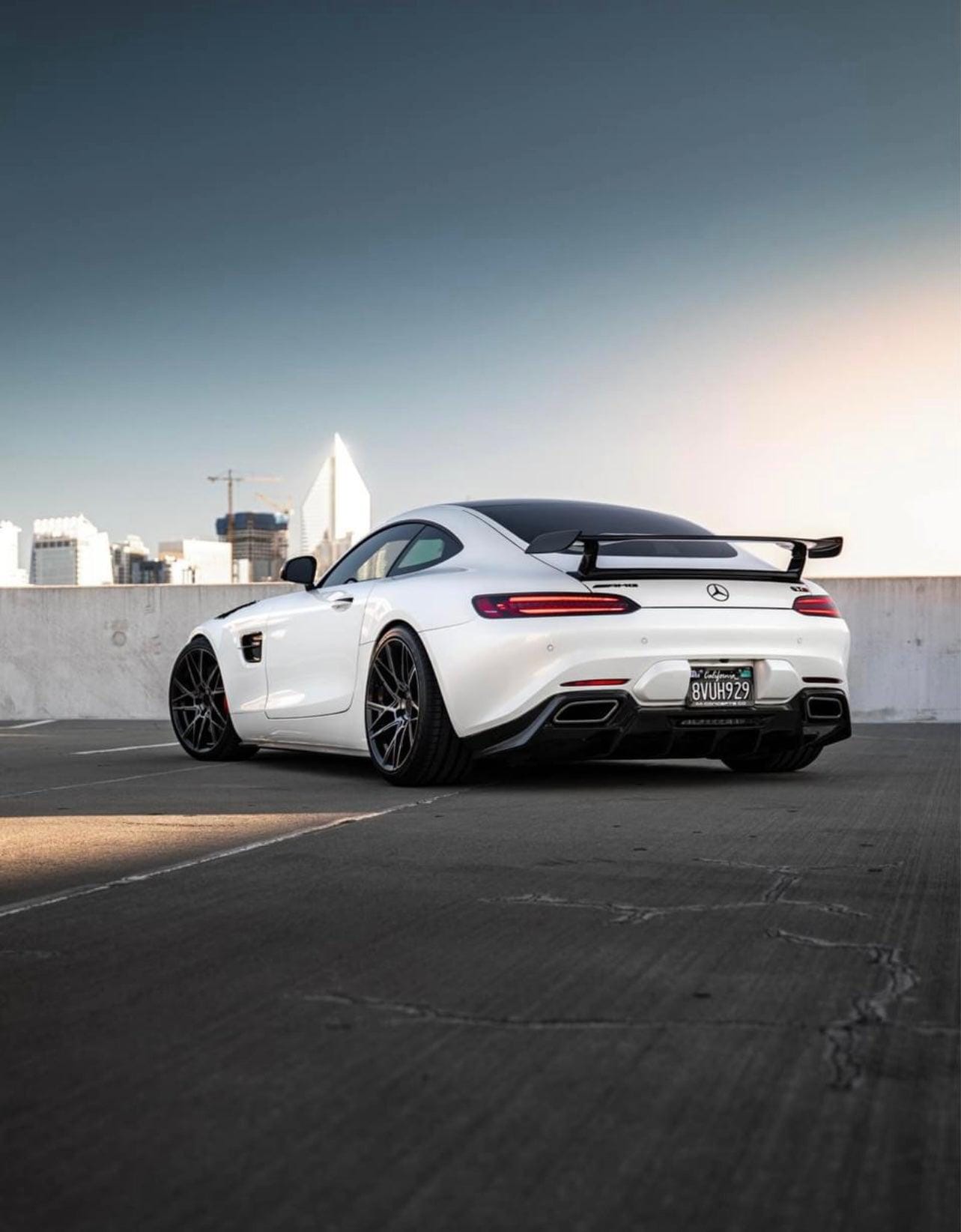Mercedes AMG GT Carbon Fiber GTR Wing With Base Panel - eurobahndynamics