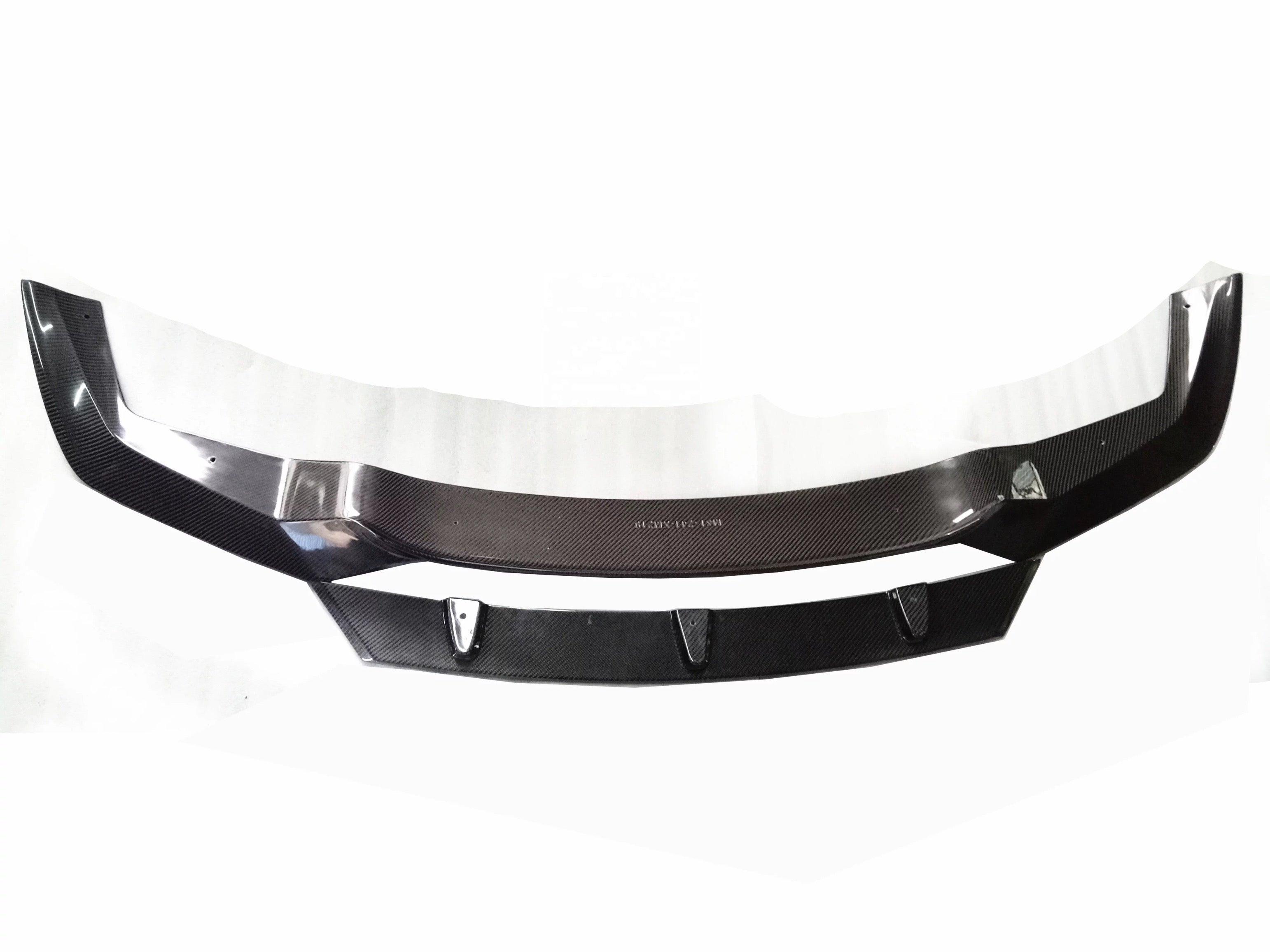 M2 Carbon Fiber 2pc Front Lip - eurobahndynamics