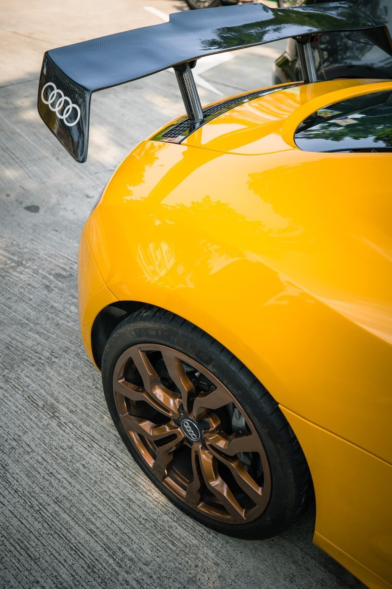 Audi R8 Gen 1 Carbon Fiber GT Wing With Base Panel - eurobahndynamics
