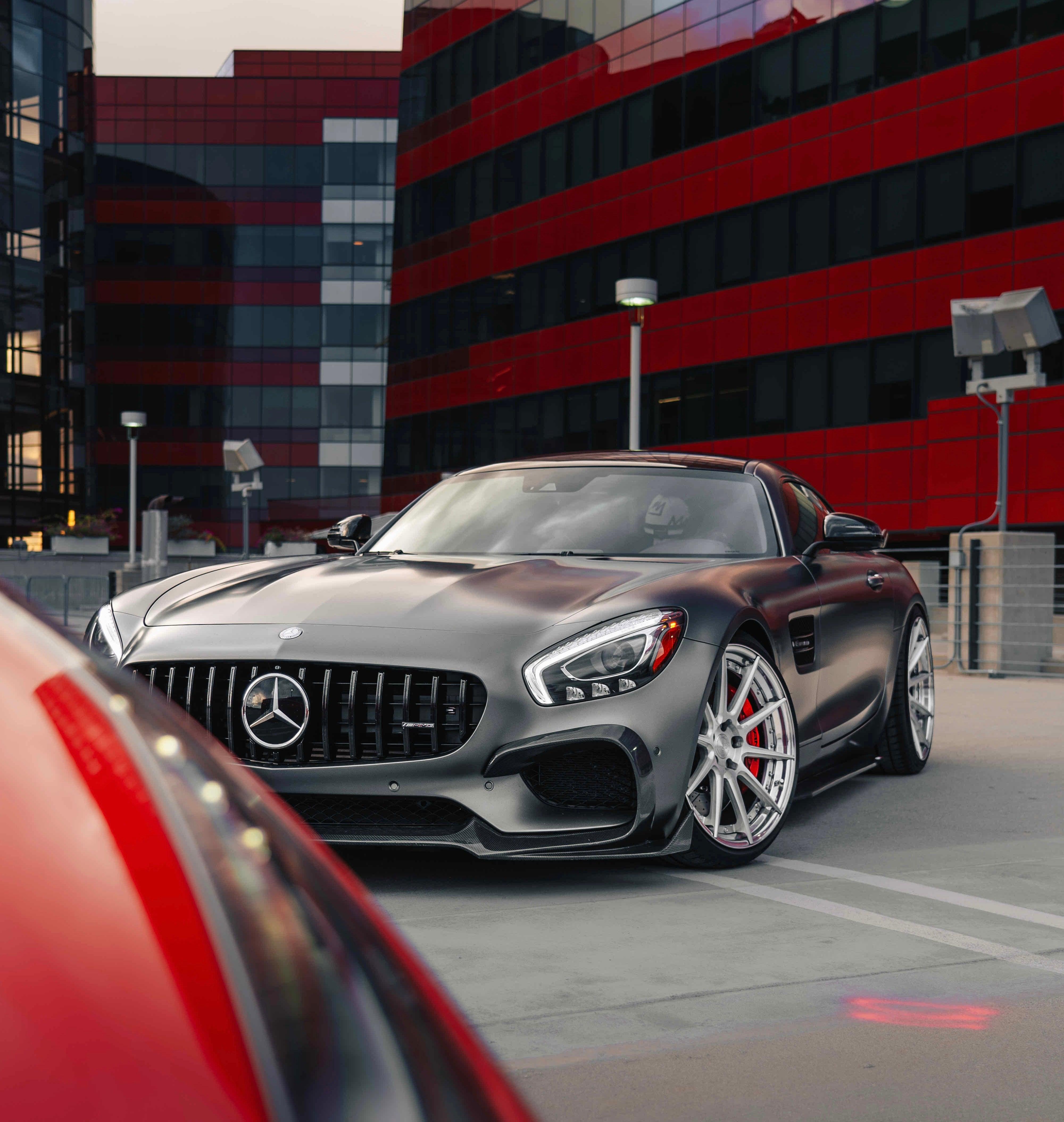 Mercedes AMG GT/GTS Carbon Fiber Front Lip With Splitter