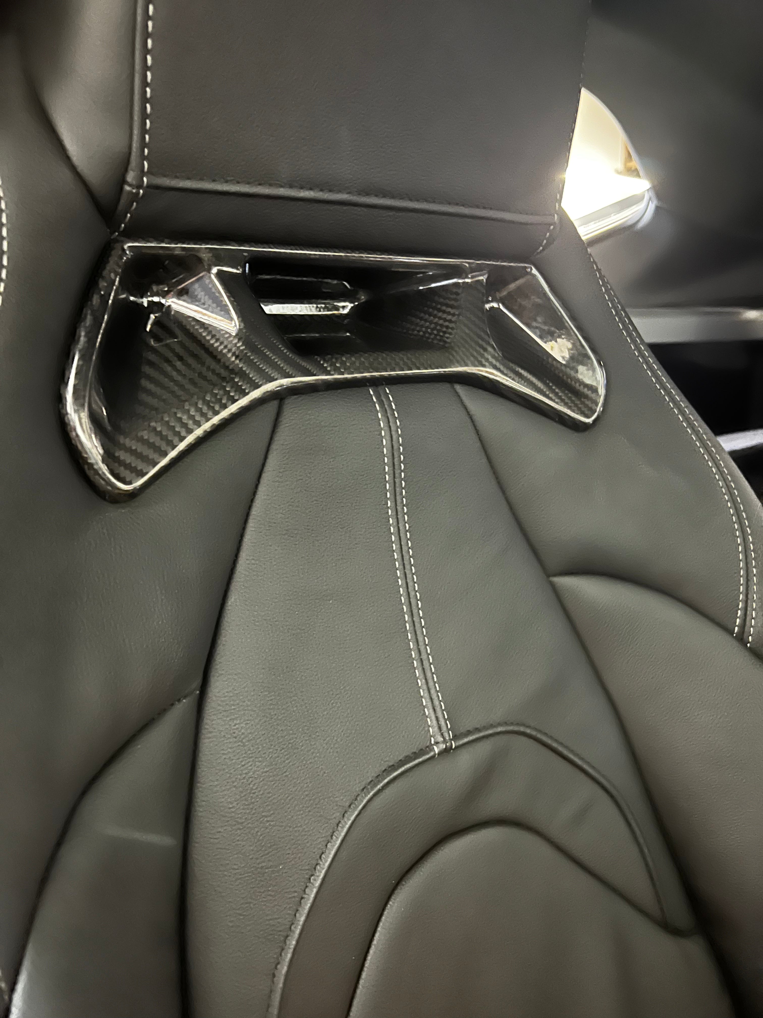 Toyota Supra MK5 Carbon Fiber Seat Trim - eurobahndynamics