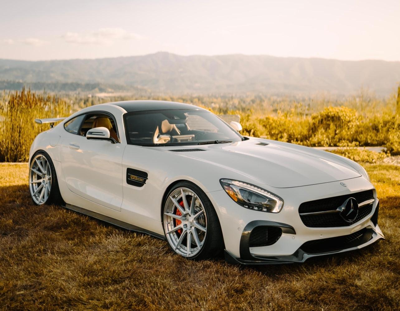 Mercedes AMG GT/GTS Carbon Fiber Side Skirt Extensions