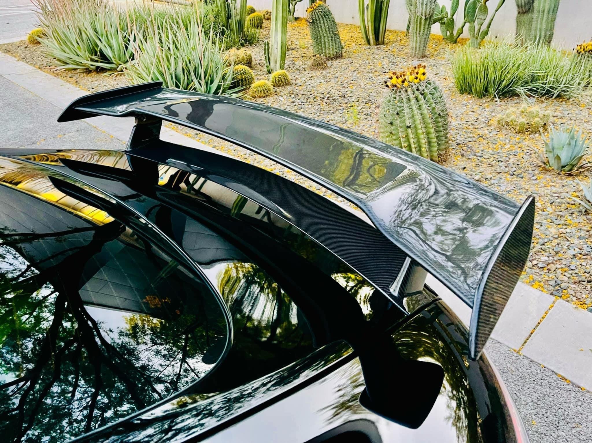 Mercedes AMG GT Carbon Fiber GTR Wing With Base Panel - eurobahndynamics