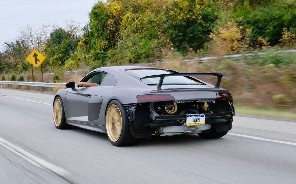Audi R8 Artisan Carbon Fiber Wing - eurobahndynamics