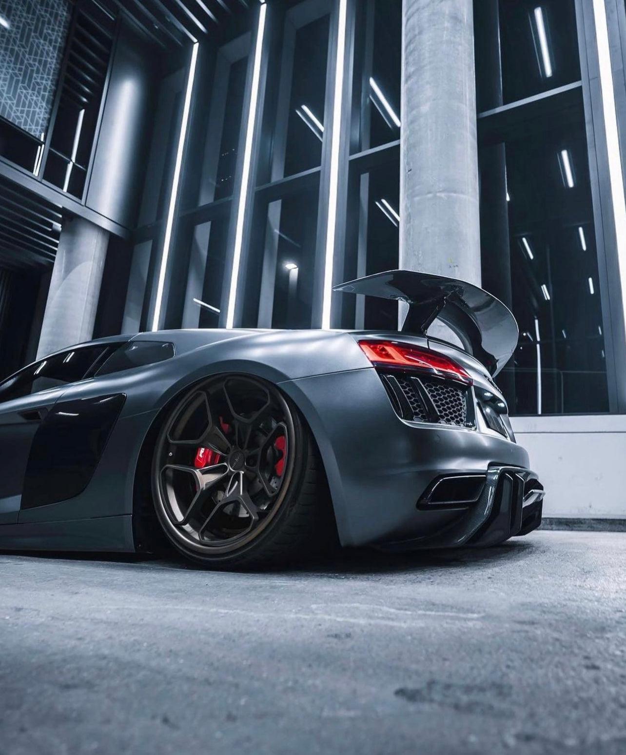 Audi R8 Aggressive Artisan Carbon Fiber Rear Diffuser
