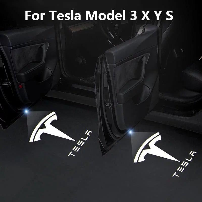 Tesla door projector lights - eurobahndynamics