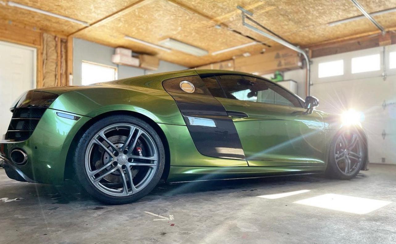 Audi R8 Gen 1 Carbon Fiber Door Panel Trim - eurobahndynamics