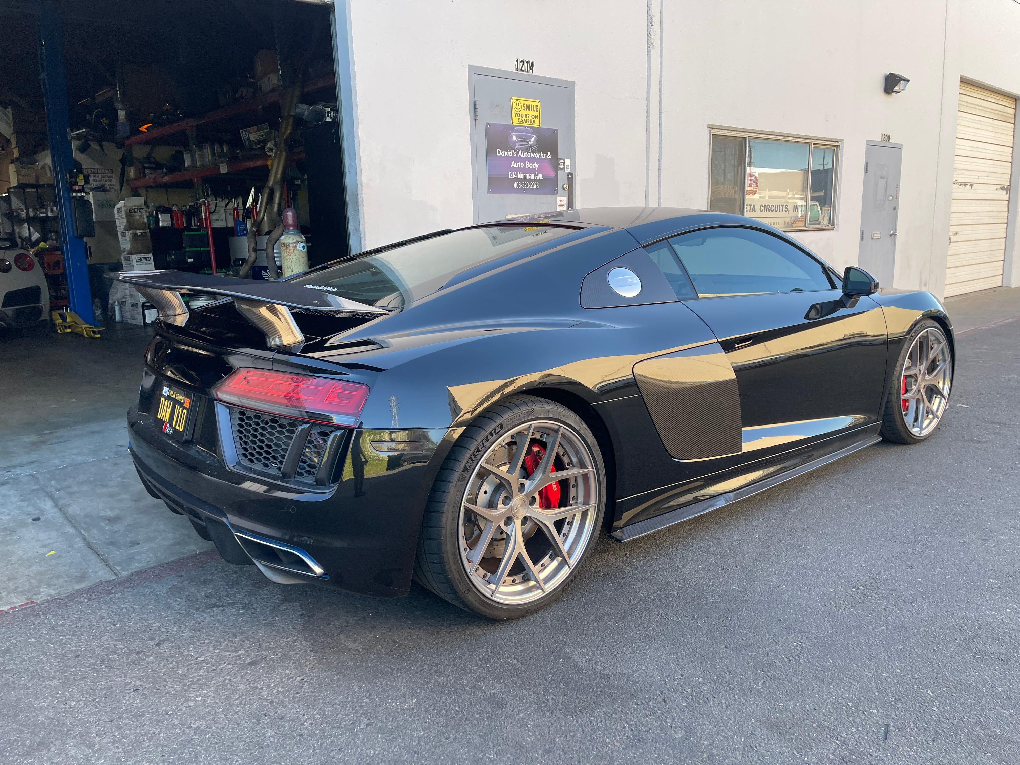 Audi R8 Artisan Carbon Fiber Side Skirts - eurobahndynamics