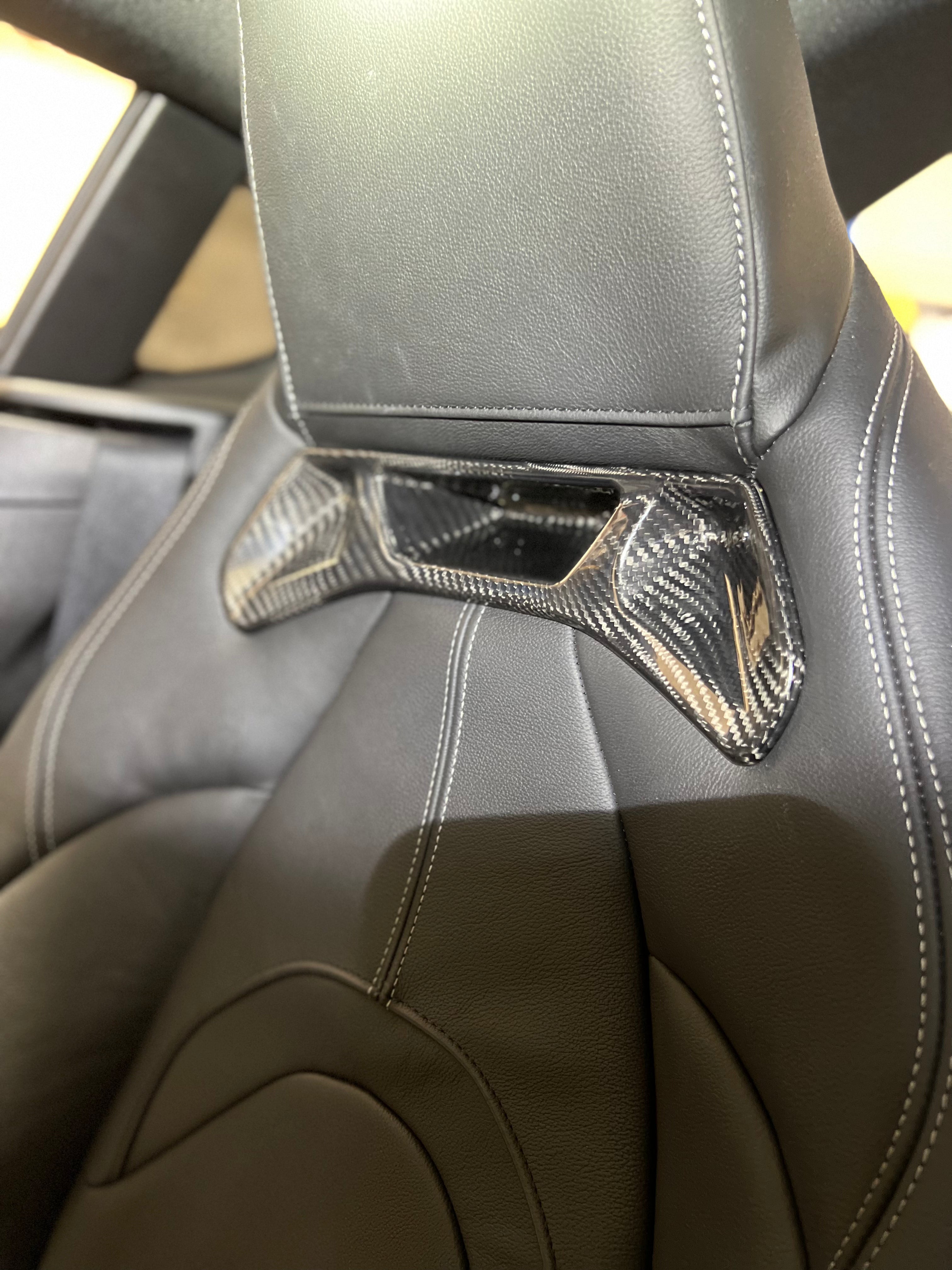 Toyota Supra MK5 Carbon Fiber Seat Trim - eurobahndynamics