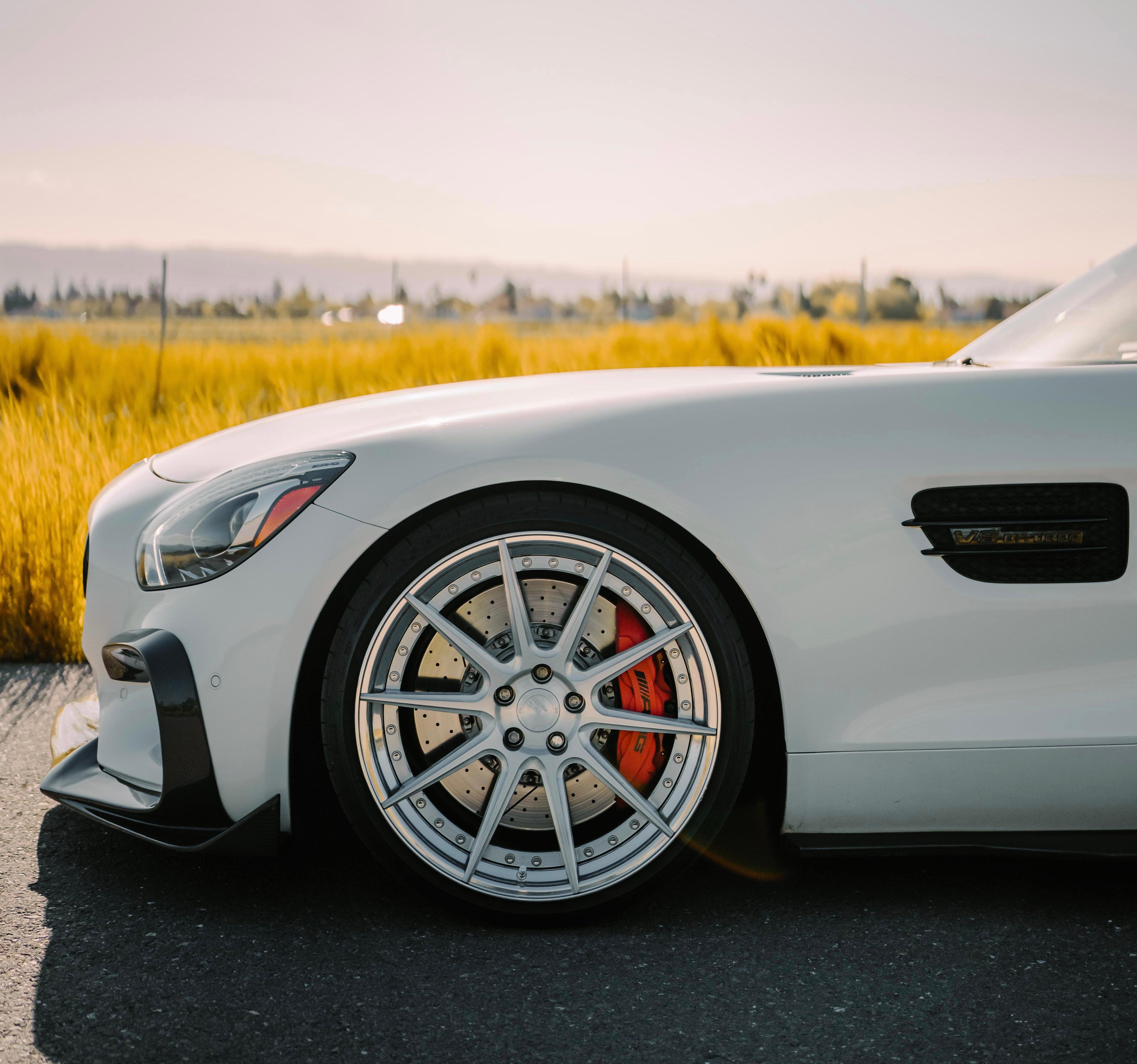 Mercedes AMG GT/GTS Carbon Fiber Front Lip With Splitter