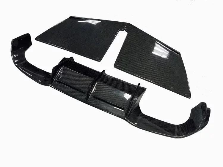 M2 Carbon Fiber Rear Aggressive Rear Diffuser - eurobahndynamics