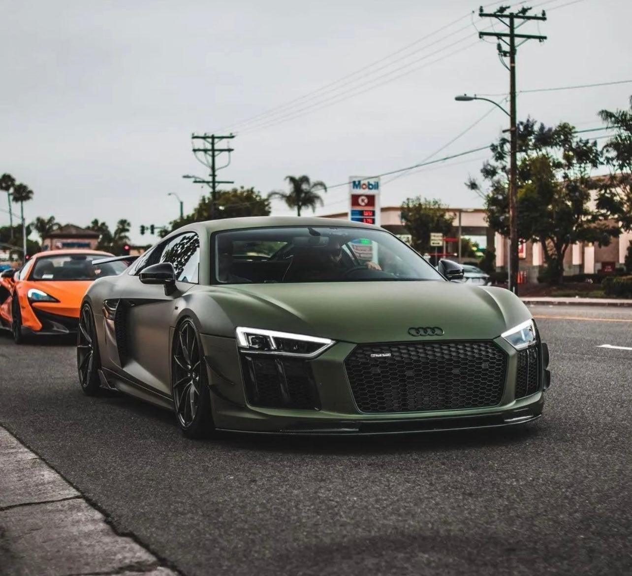 Audi R8 Carbon Fiber Artisan Front Lip - eurobahndynamics