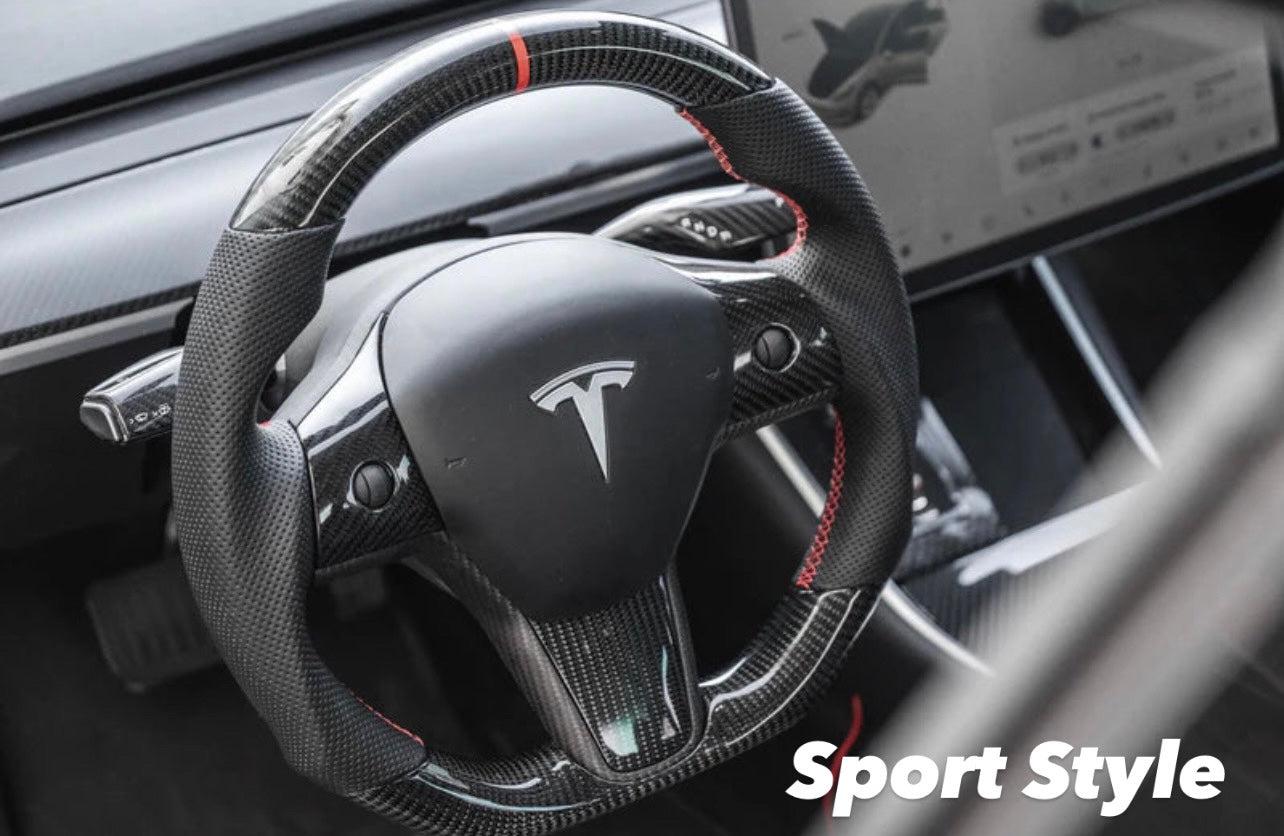 Tesla Full Custom Steering Wheels