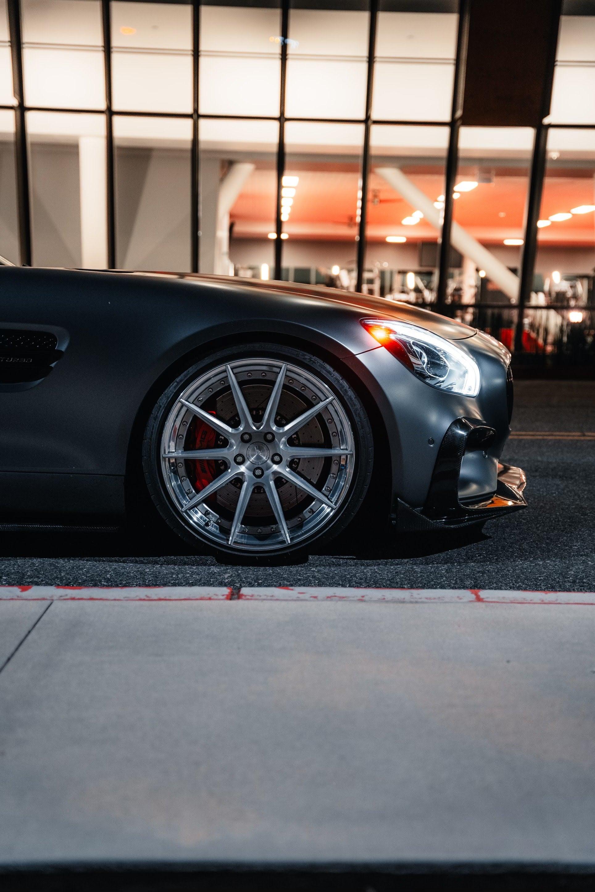 Mercedes AMG GT/GTS Carbon Fiber Front Lip With Splitter