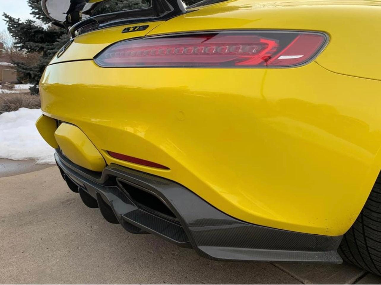 Mercedes AMG GT/GTS Carbon Fiber Rear Diffuser - eurobahndynamics