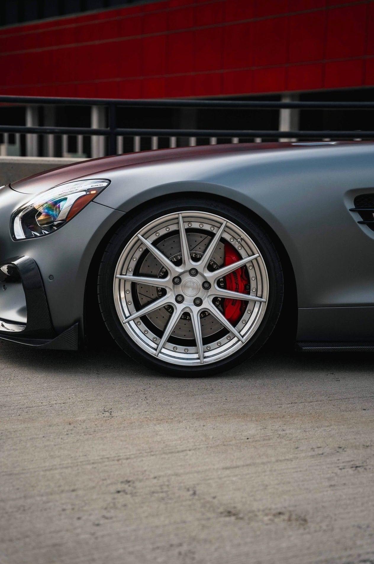 Mercedes AMG GT/GTS Carbon Fiber Front Lip With Splitter