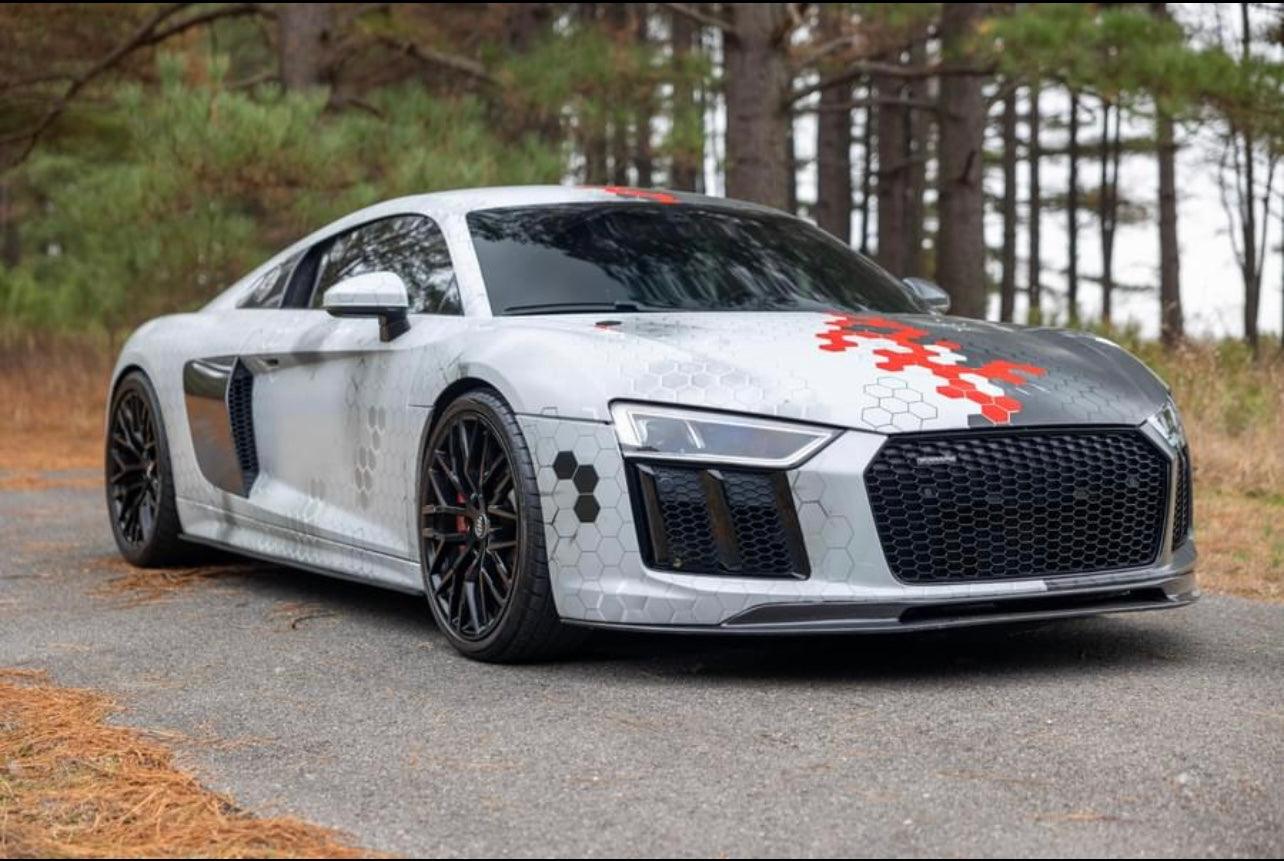 Audi R8 Carbon Fiber Artisan Front Lip - eurobahndynamics