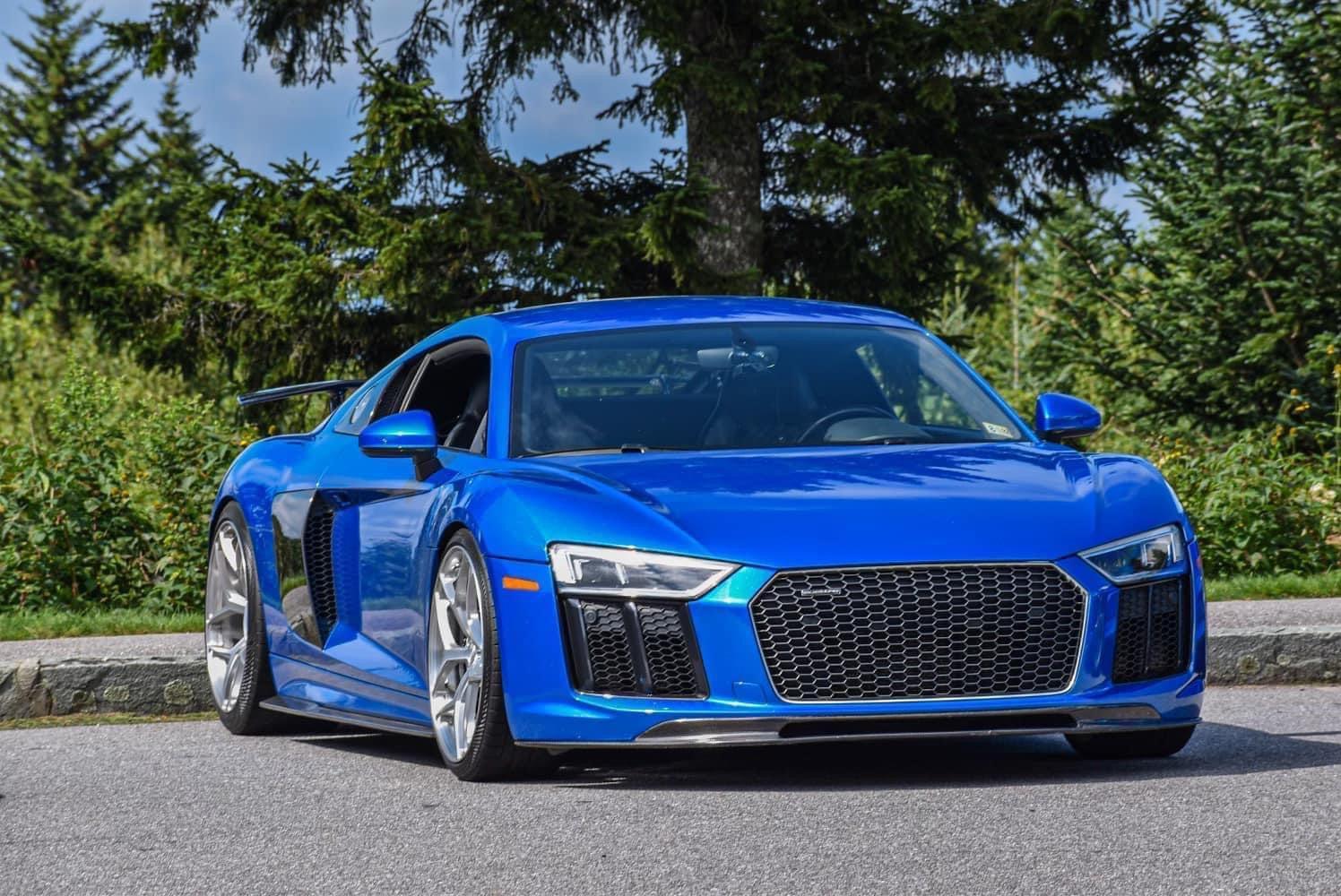 Audi R8 Carbon Fiber Artisan Front Lip - eurobahndynamics