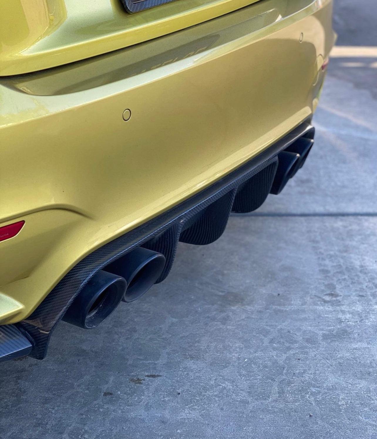 F8X Carbon Fiber Artisan Rear Diffuser - eurobahndynamics