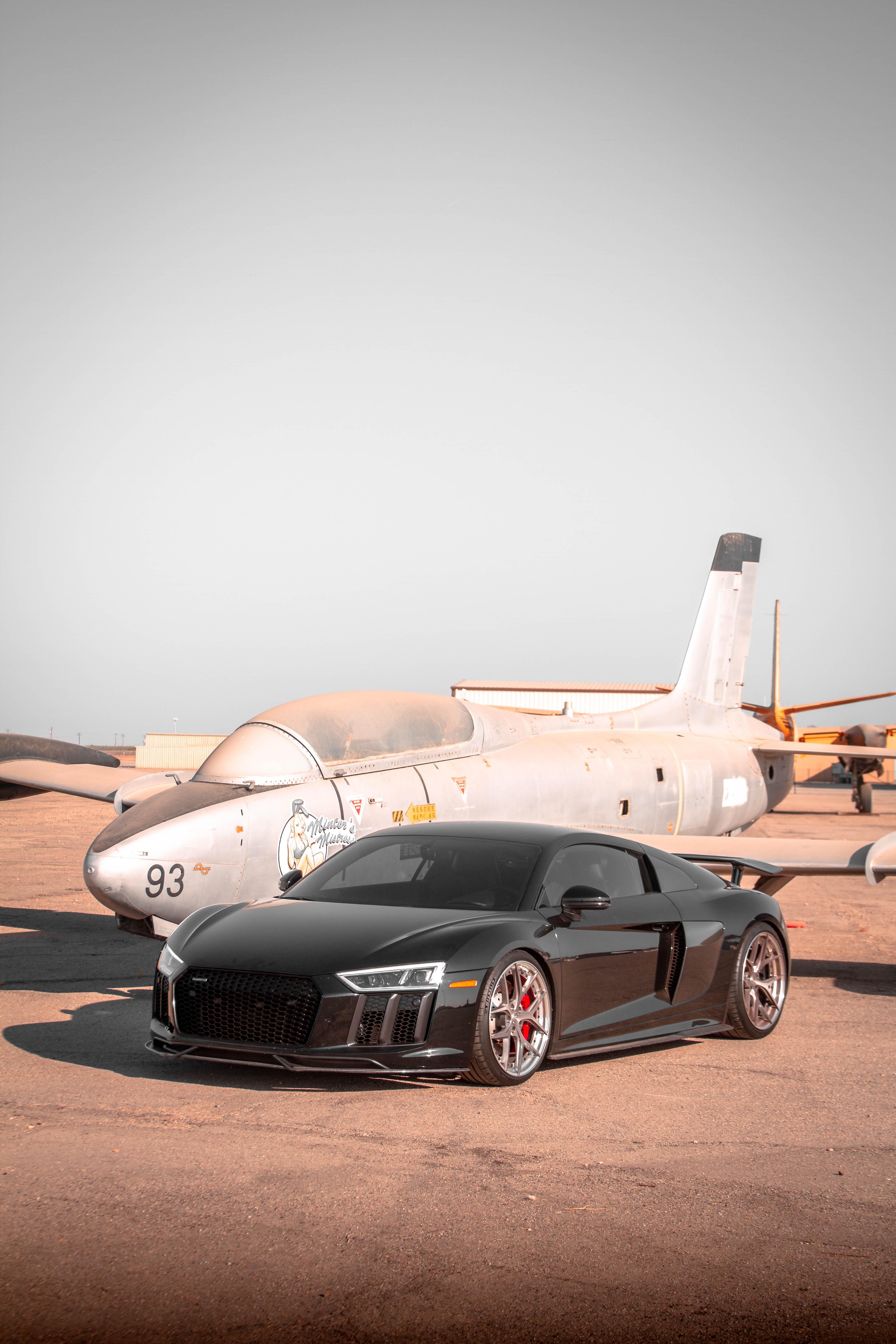 Audi R8 3Pc Artisan Carbon Fiber Front Lip - eurobahndynamics