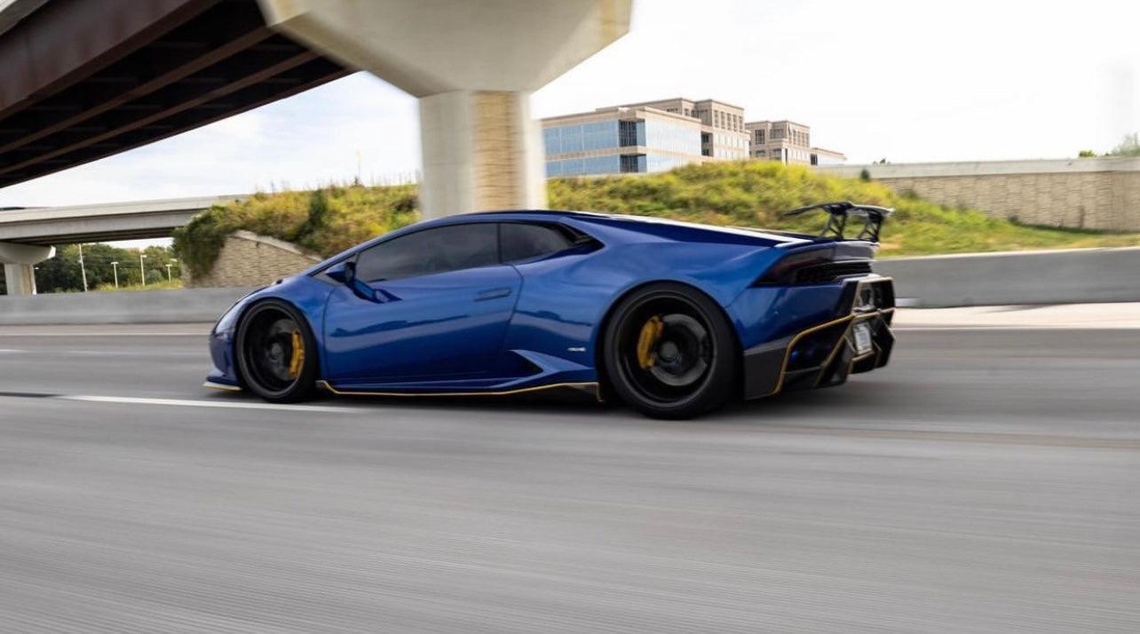 Lamborghini Huracan Carbon Fiber Side Skirts - eurobahndynamics