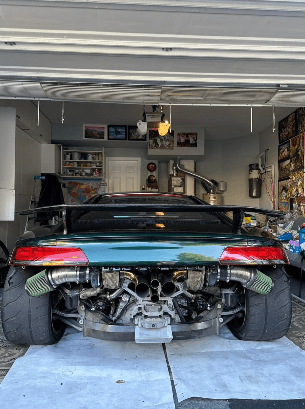 Audi R8 Artisan Carbon Fiber Wing - eurobahndynamics
