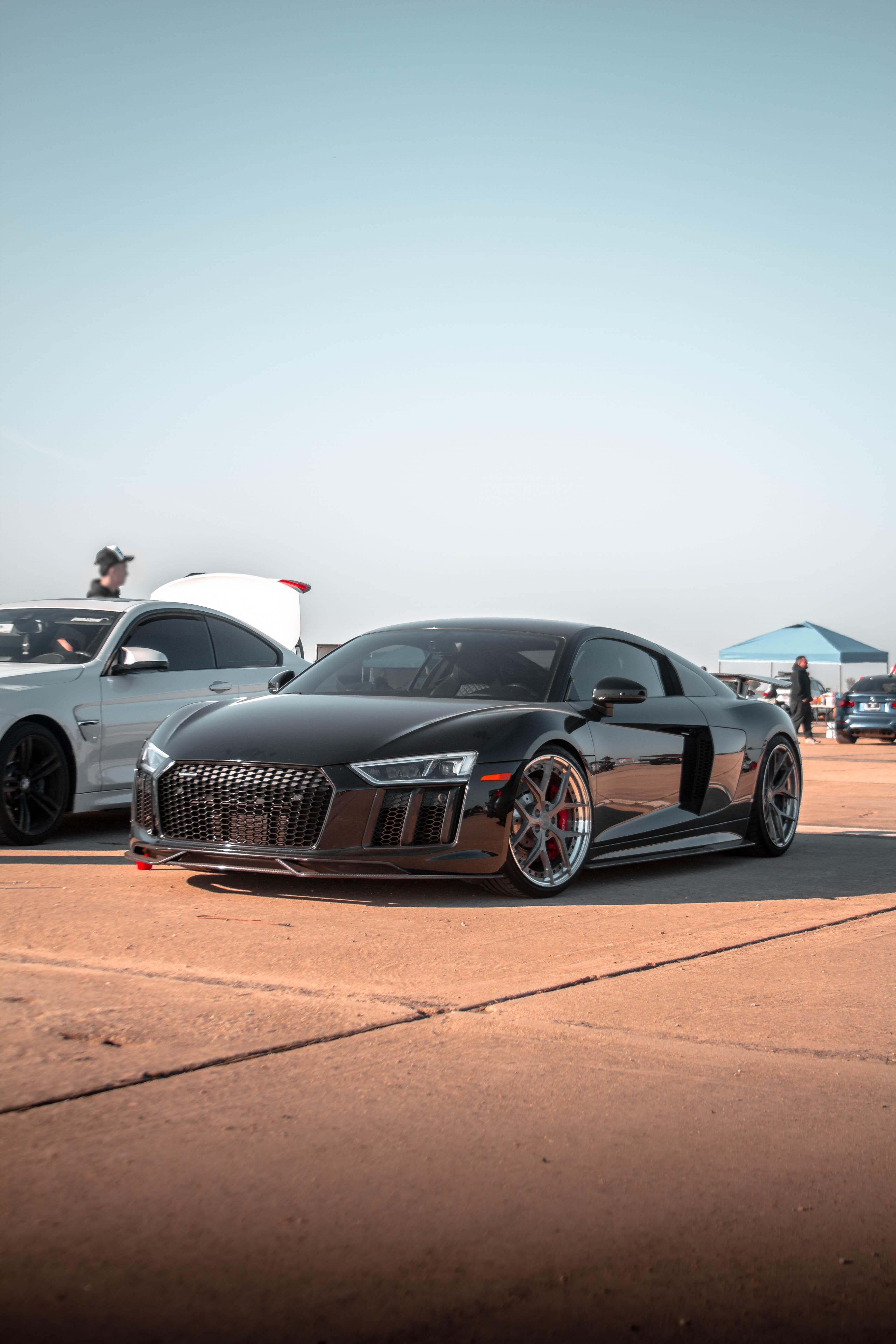Audi R8 3Pc Artisan Carbon Fiber Front Lip - eurobahndynamics