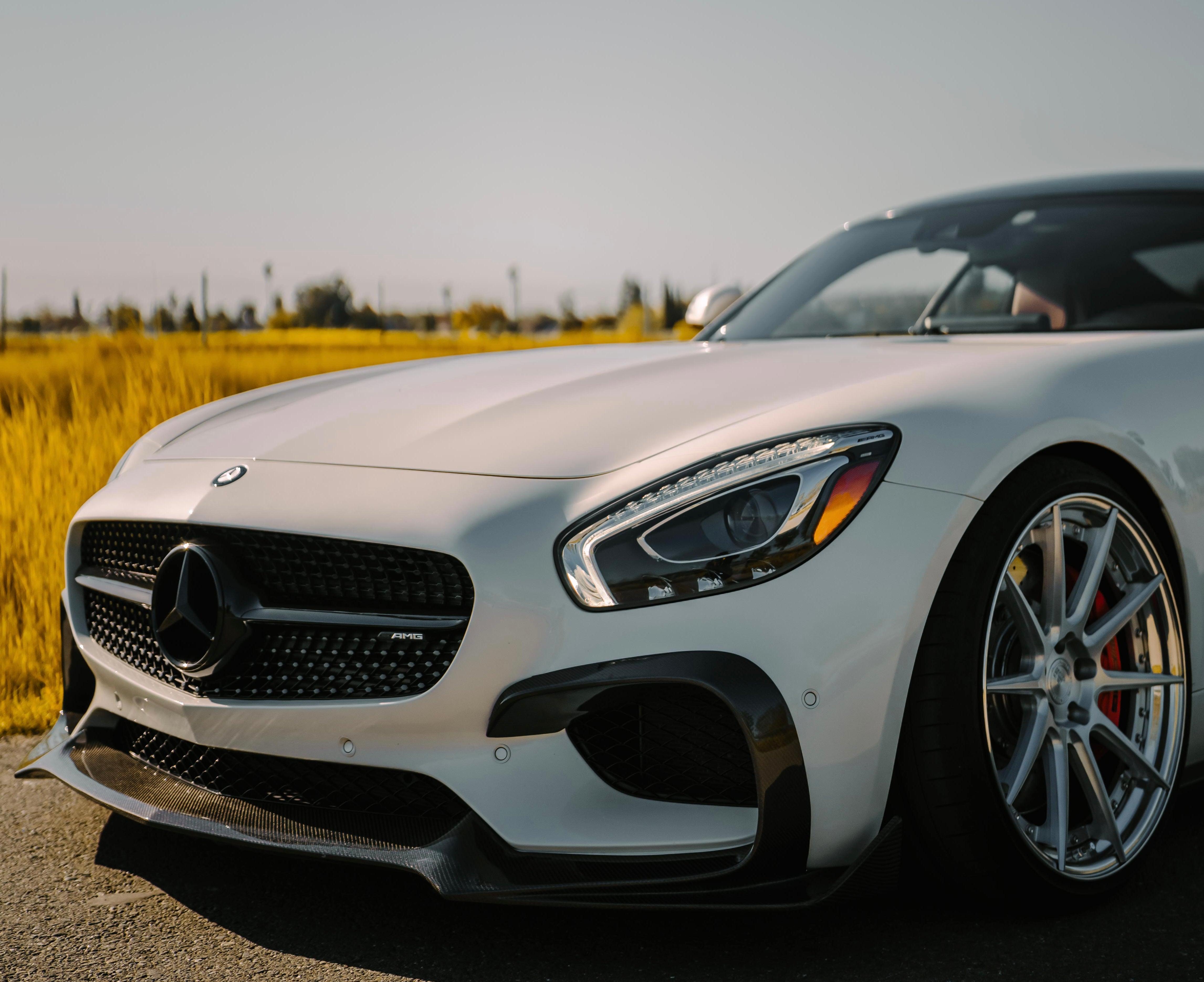 Mercedes AMG GT/GTS Carbon Fiber Front Lip With Splitter