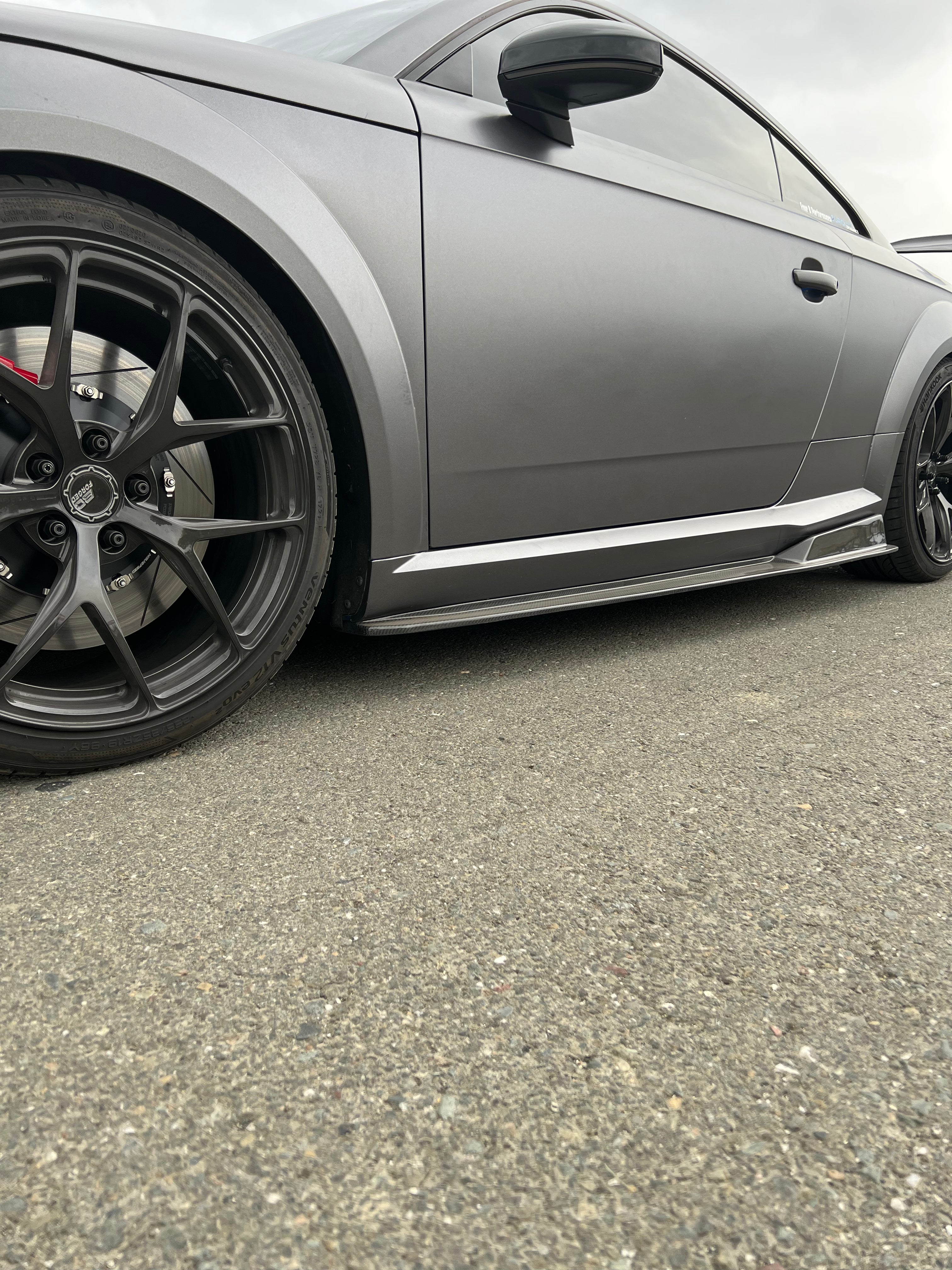 Audi TTRS Artisan Sport Side Skirt Extensions - eurobahndynamics
