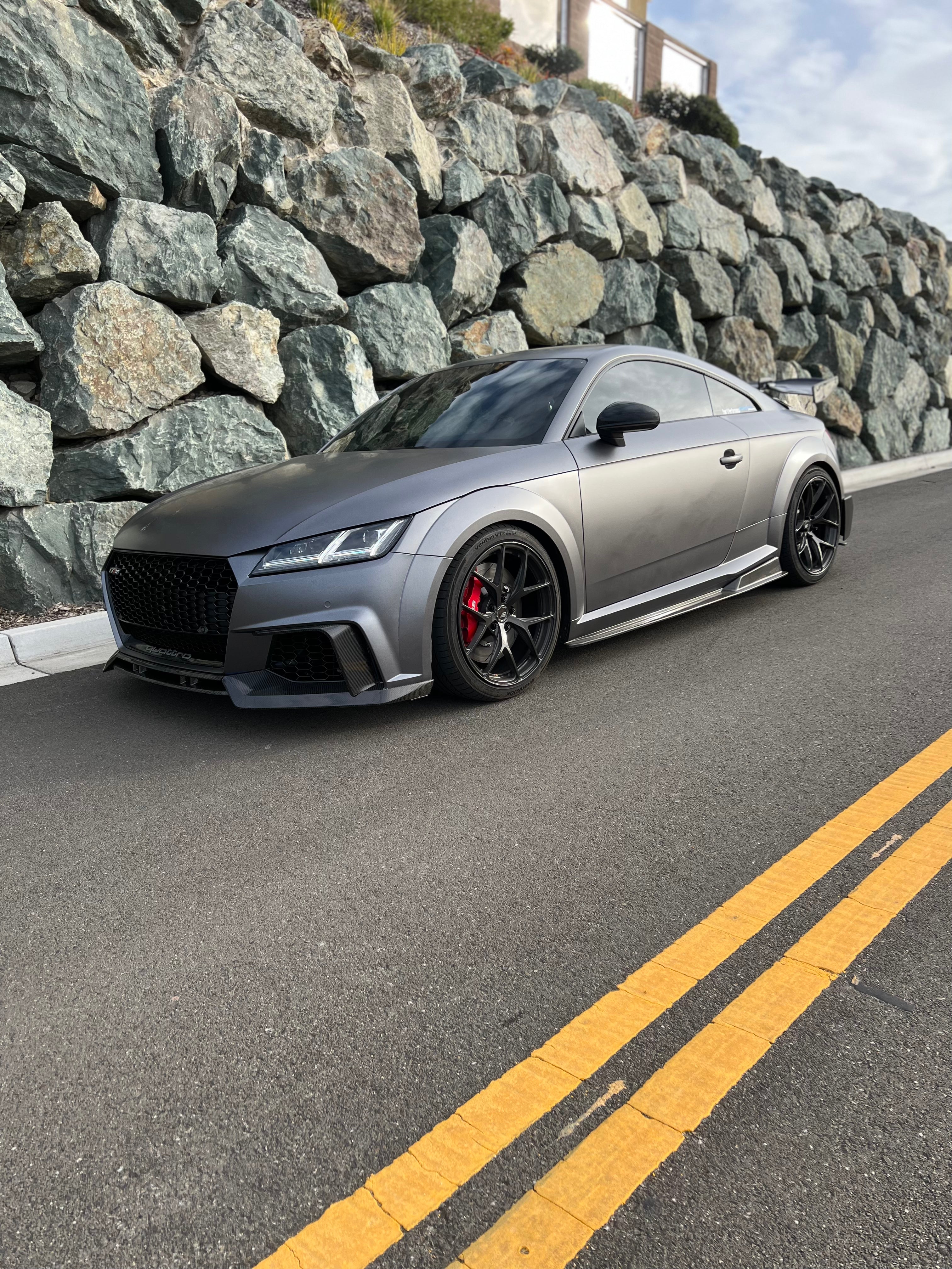 Audi TTRS Carbon Fiber Front Lip - eurobahndynamics