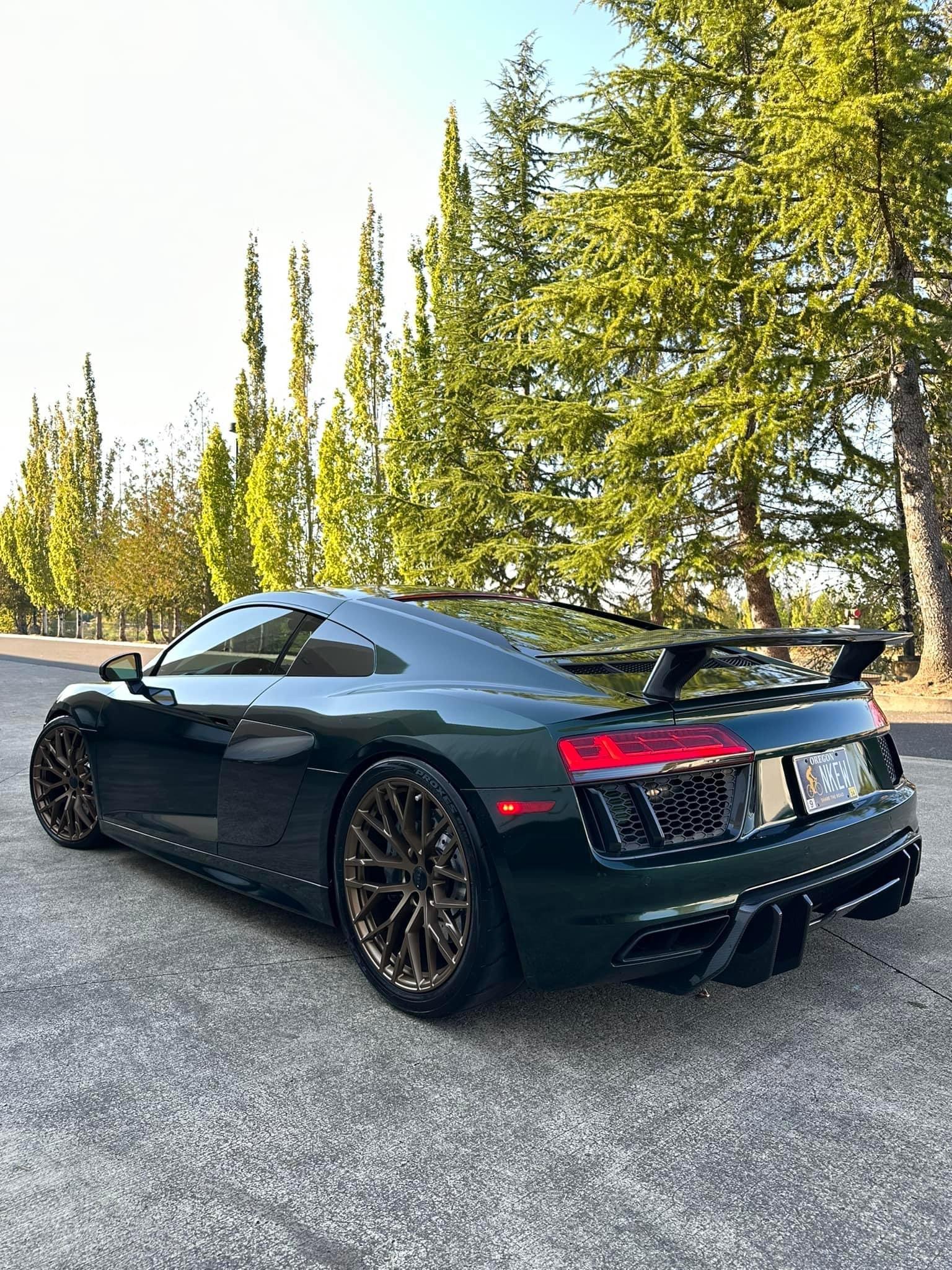Audi R8 Aggressive Artisan Carbon Fiber Rear Diffuser - eurobahndynamics