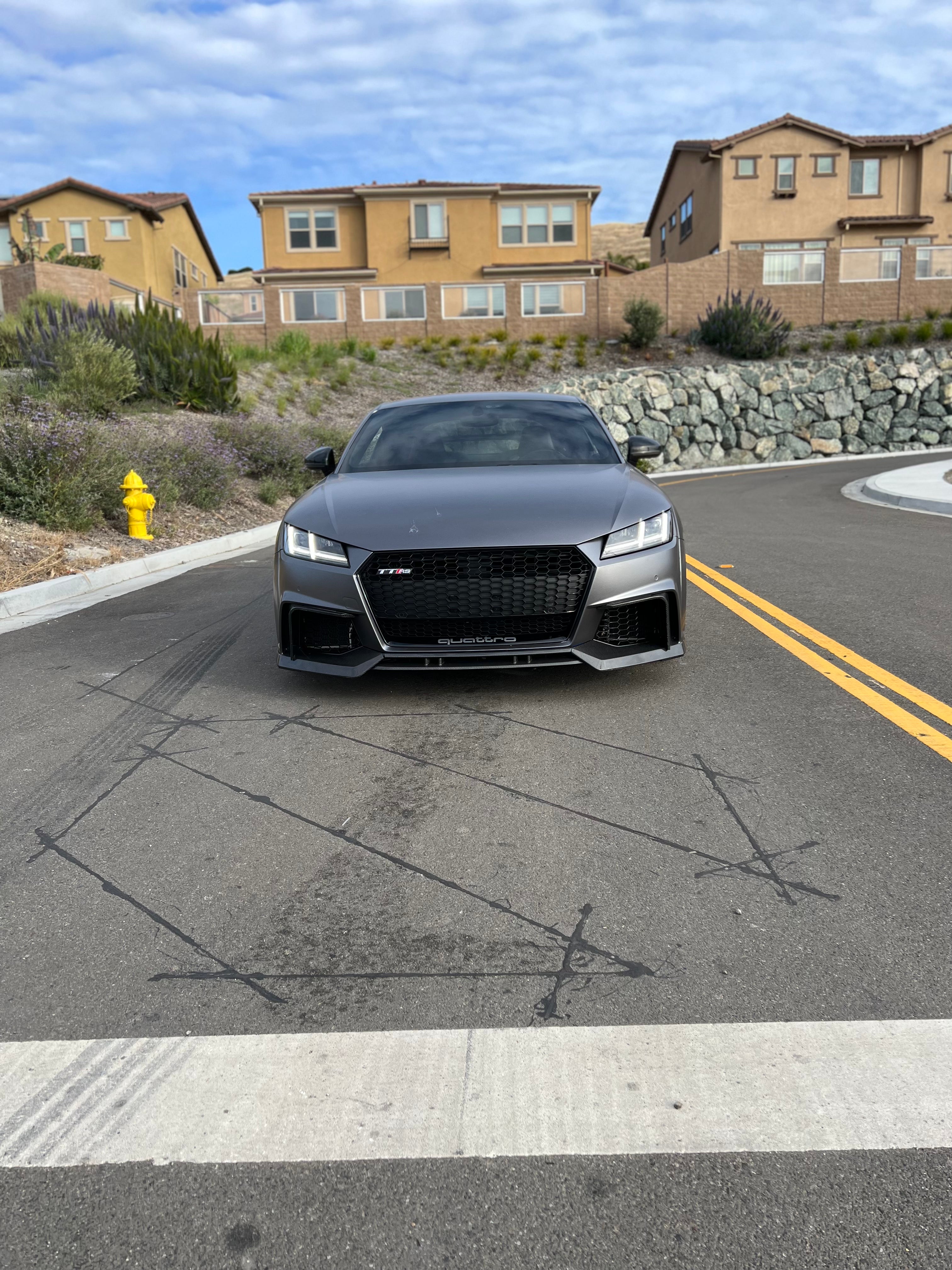 Audi TTRS Carbon Fiber Front Lip - eurobahndynamics