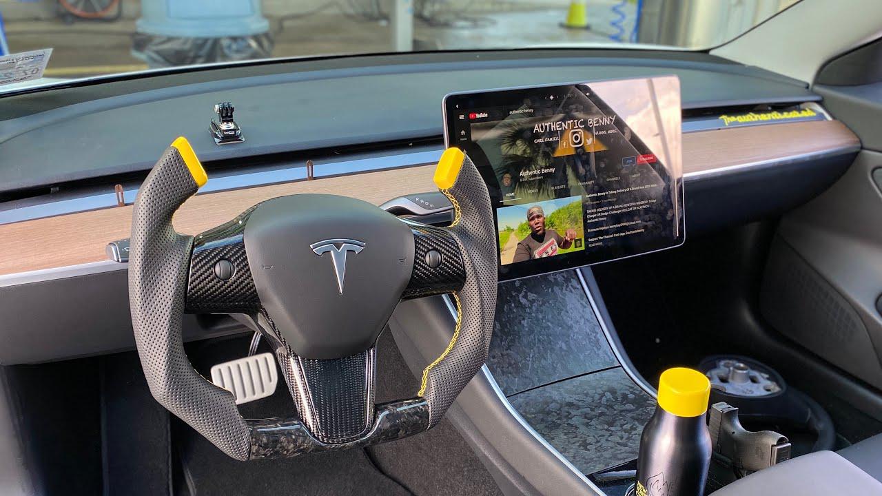 Tesla Full Custom Steering Wheels