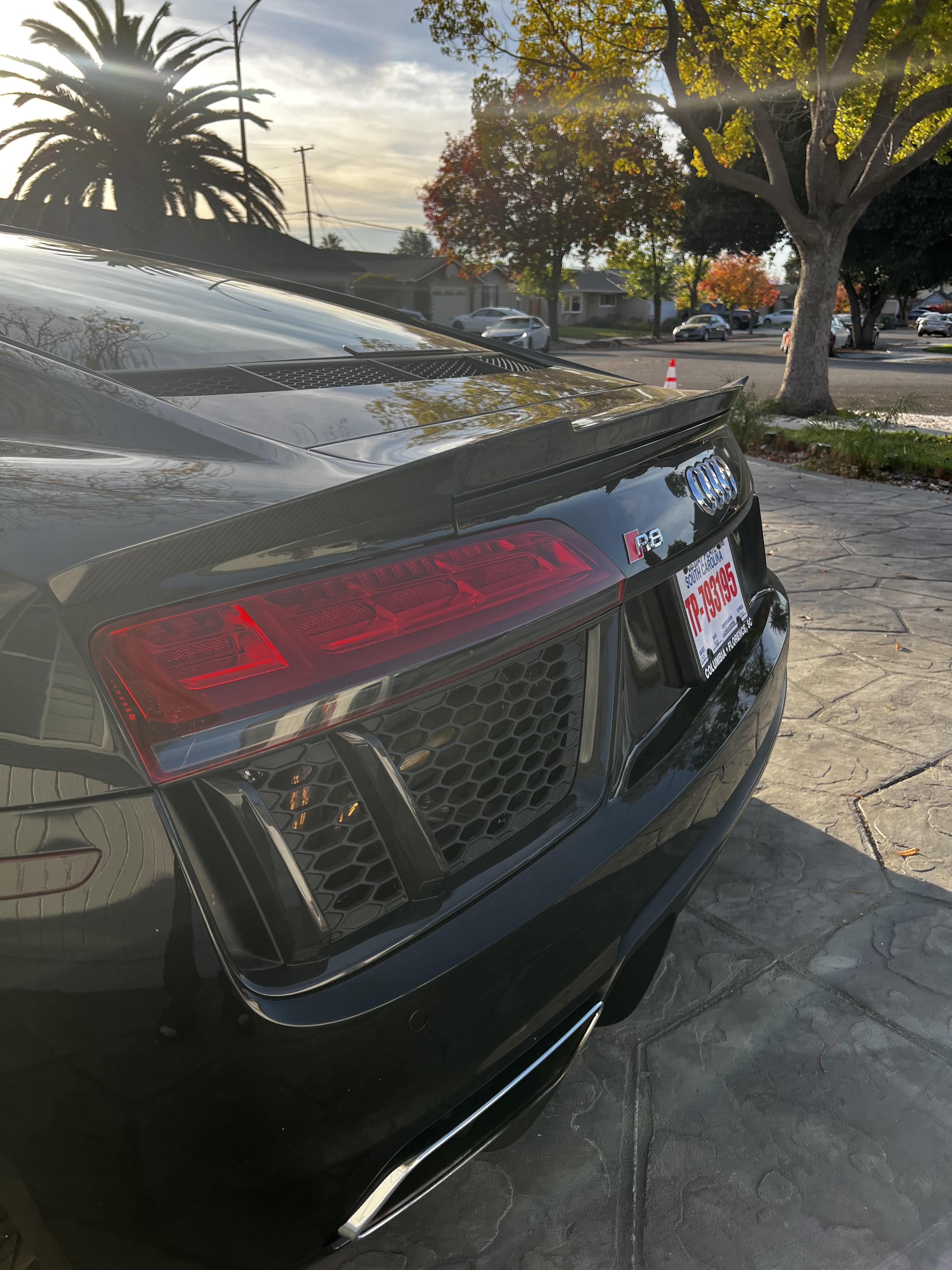 Audi R8 3pc Trunk Lip Spoiler 2017-2020 - eurobahndynamics