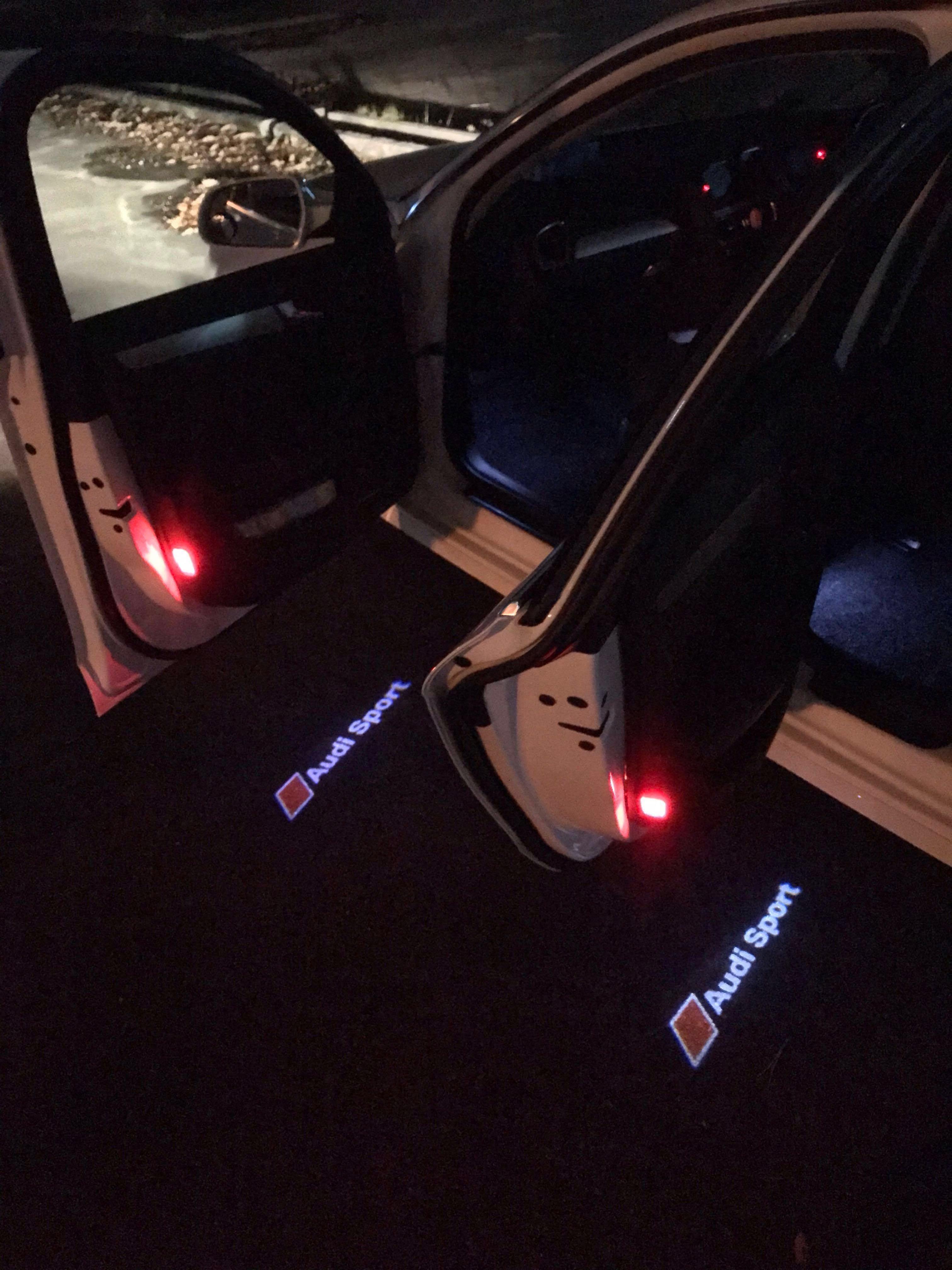 Audi Sport Door Projector Lights - eurobahndynamics